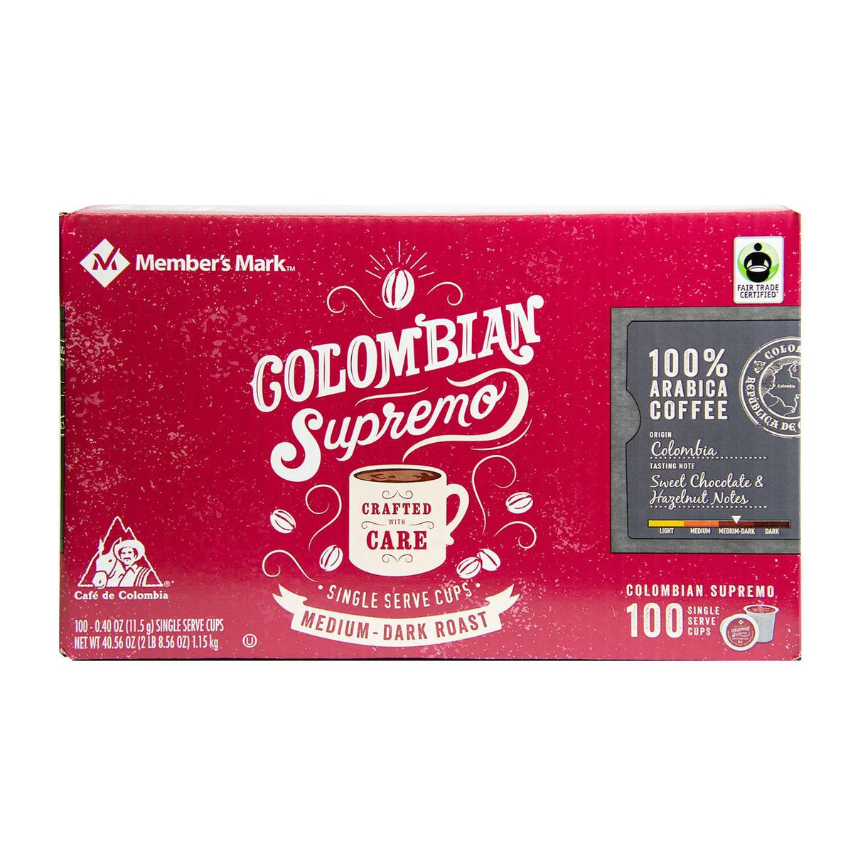 100 ct. Colombian Supremo Coffee B534