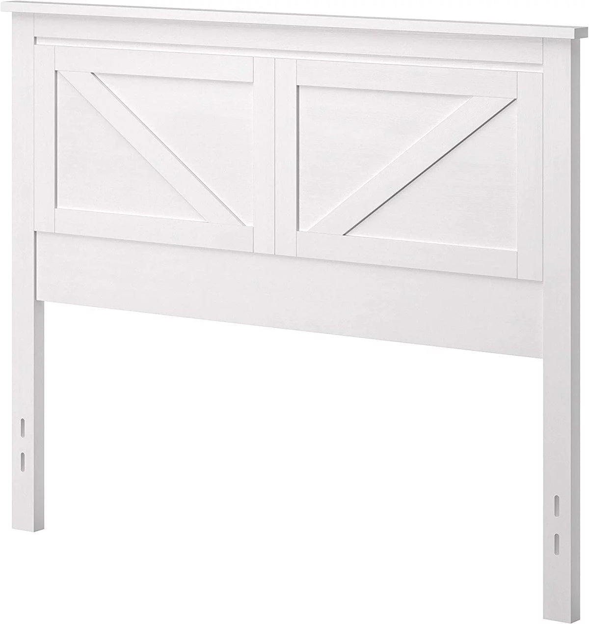 Wood Panel Headboard Gloss White Full Size K9214