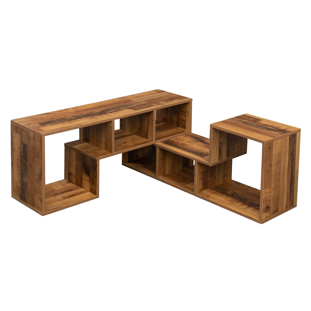 L-Shaped Oak Tv Stand P93675