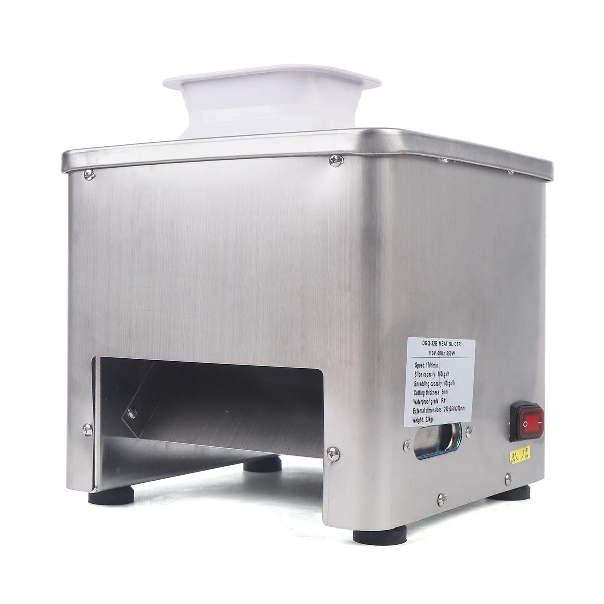 110V Stainless Electric Meat Slicer N458