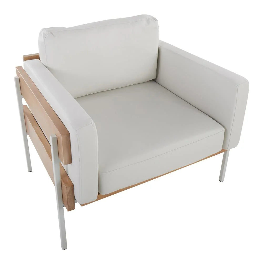 Faux Leather Accent Chair O9252