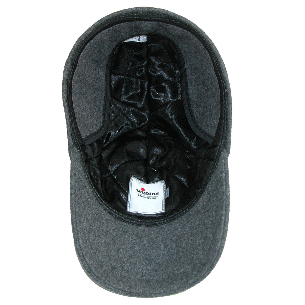 Wool Baseball Cap with Earflaps H90490