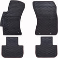 Black Custom Fit Rubber Car Floor Mats Z48896