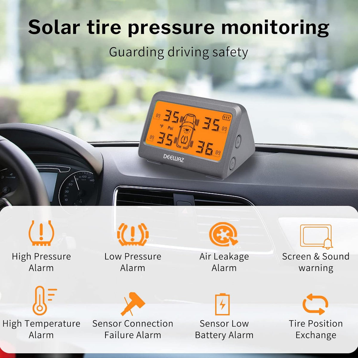 Tire Pressure Monitoring System 0-116 Psi L7908