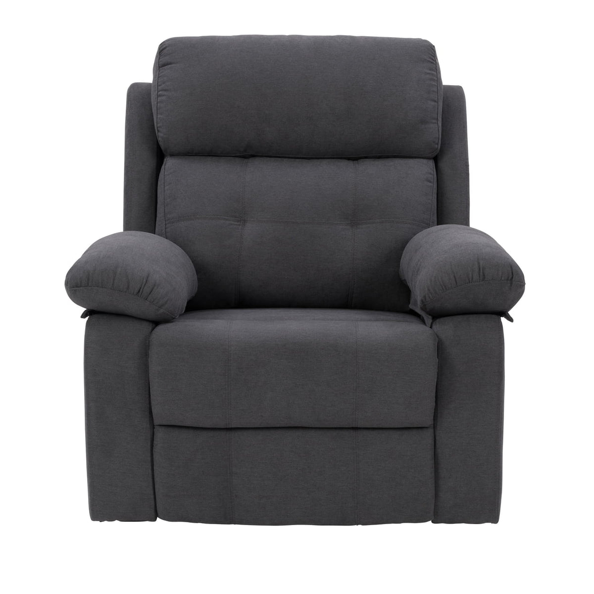 Dark Gray Fabric Manual Recliner P13641