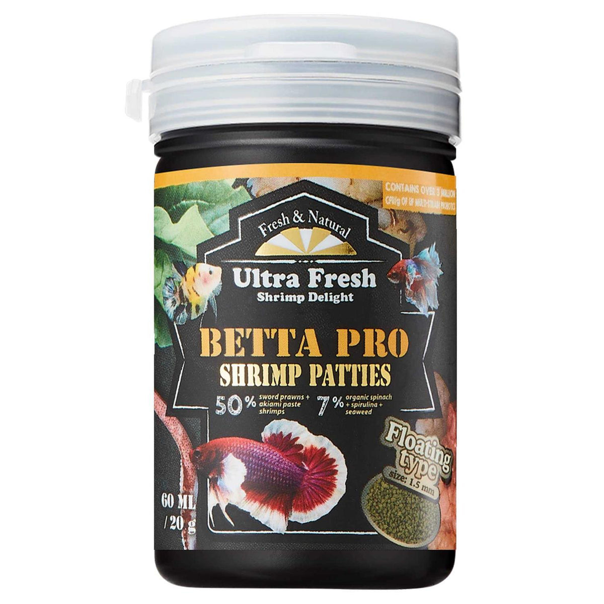 Betta Fish Food Shrimp Patties C749