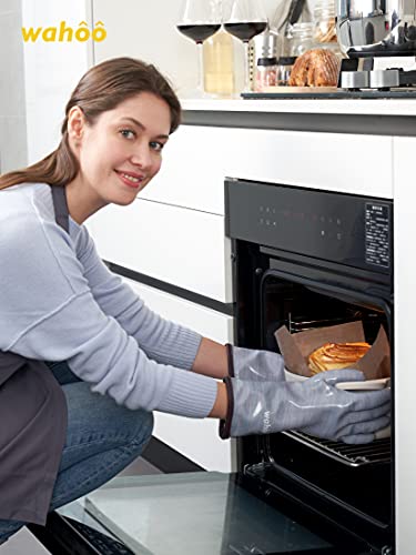 Purple M/8 Heat Resistant Silicone Oven Gloves T50346