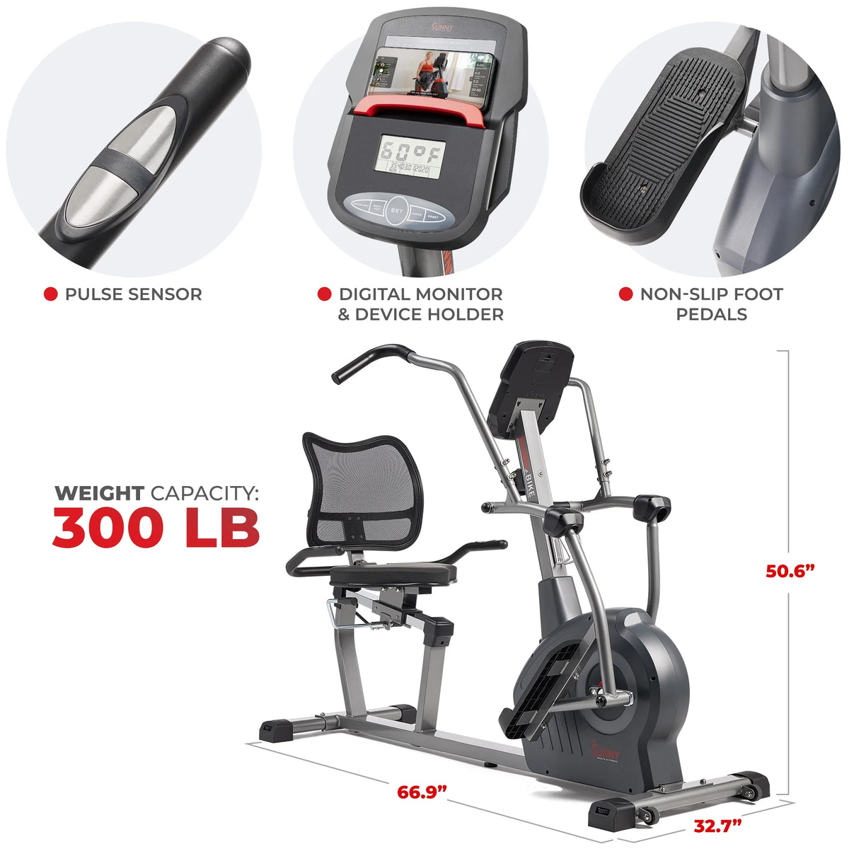 Recumbent Cross Trainer Elliptical V518535