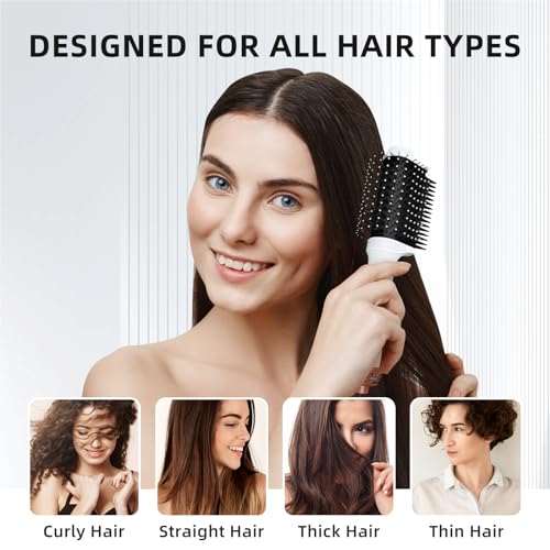 4 in 1 Hot Air Brush with Ceramic Titanium Barrel Y2642