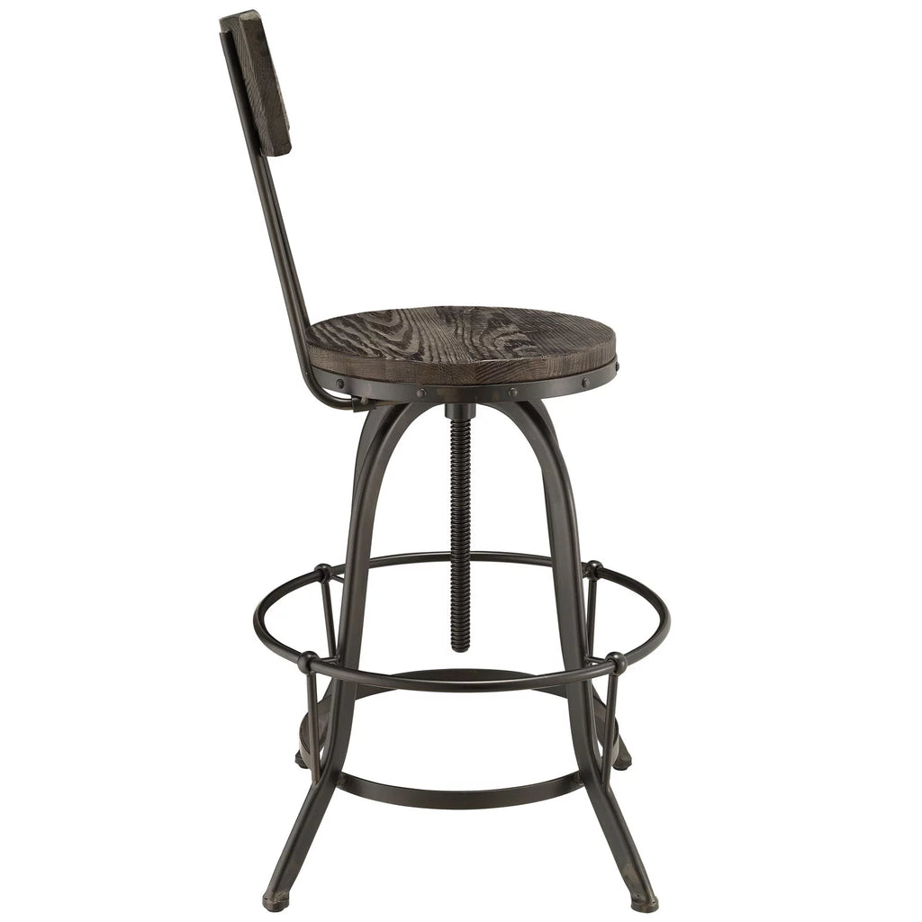 Black Wood Bar Stool M95955