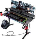55 Inch Gaming Desk with Monitor Stand F134