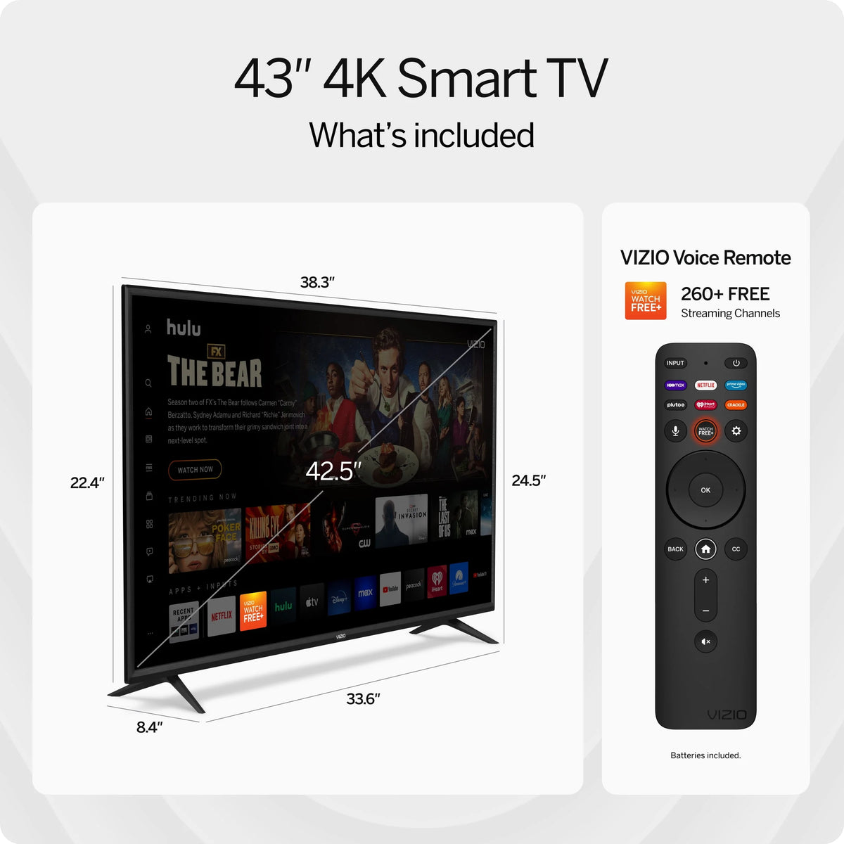 43 Class 4K UHD LED Smart TV A5748