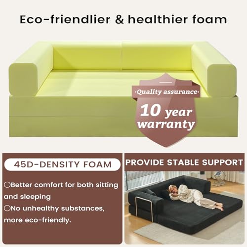 Off White Corduroy Modular Floor Couch S28385