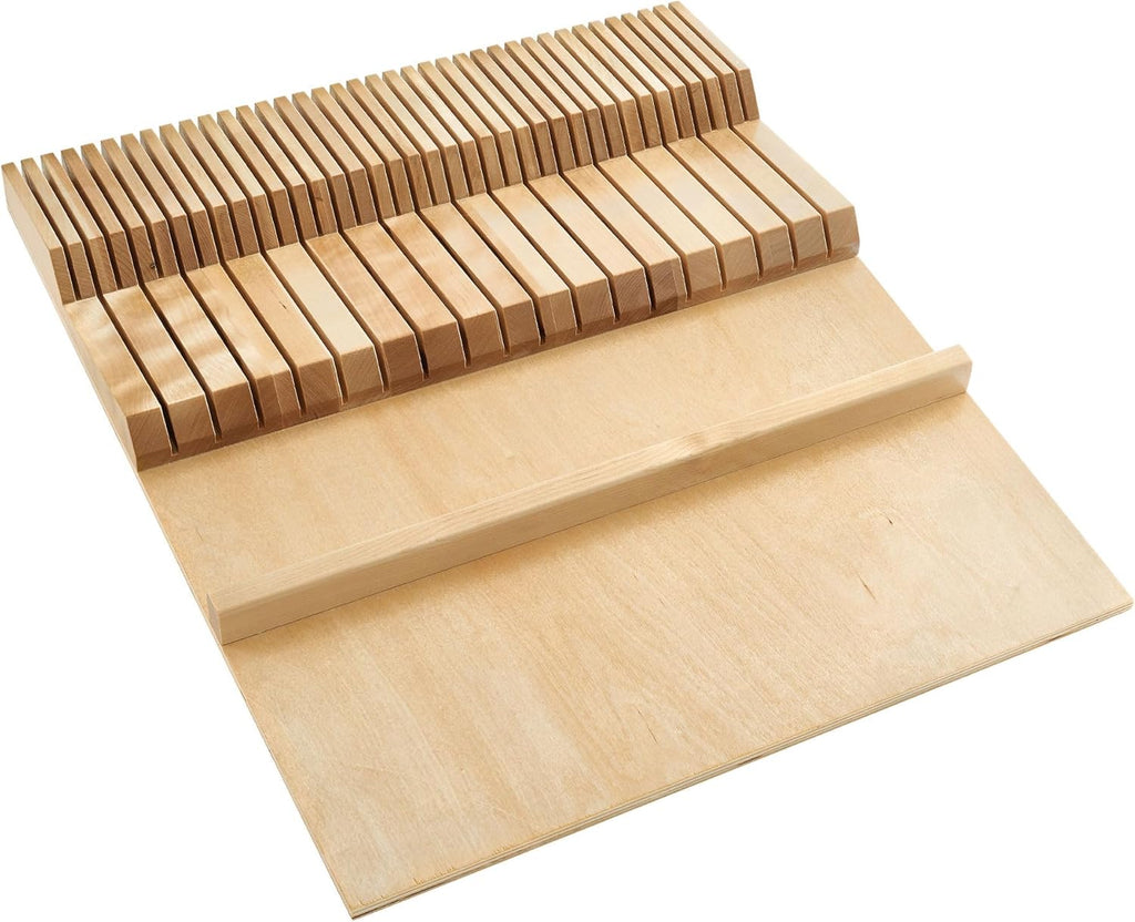 Dual Row Knife Block Drawer Organizer G729139
