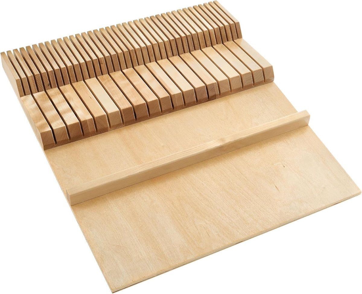 Dual Row Knife Block Drawer Organizer G729139