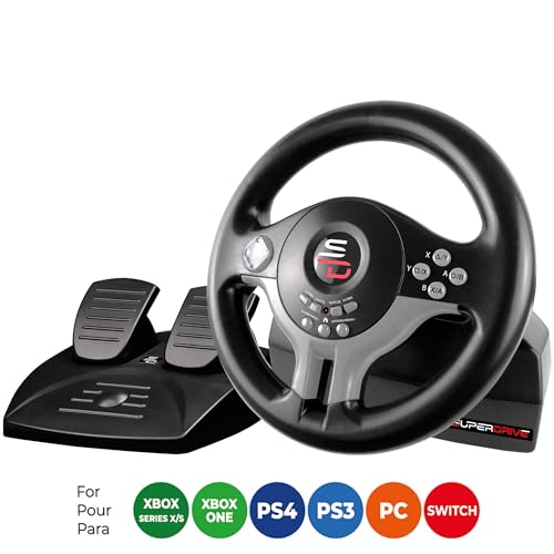 Racing steering wheel with pedals and gearshift paddles Q9746
