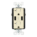 Light Almond 20-Amp Tamper Resistant USB Outlet (2-Pack) H564