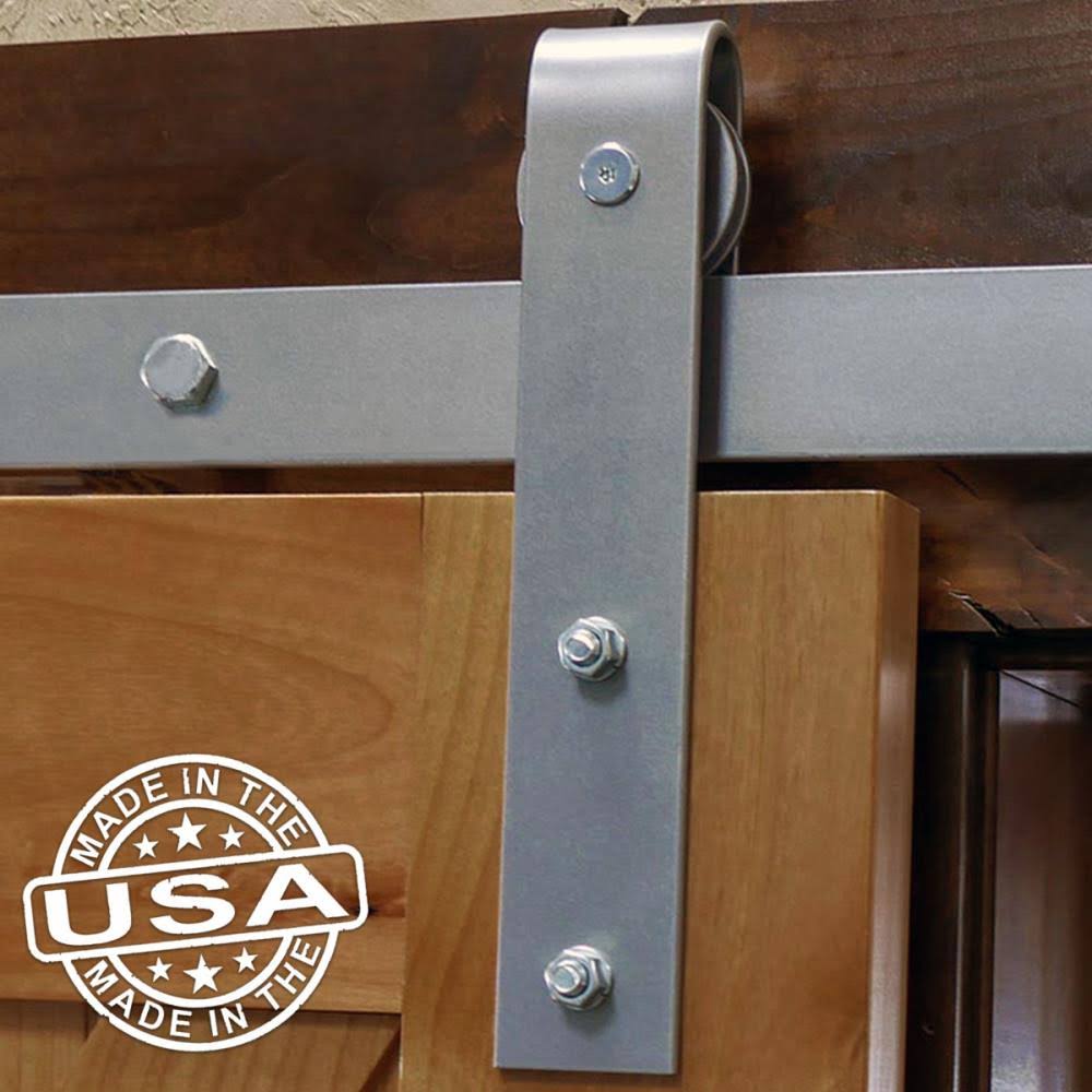 Rustic Brown Roller Hanger for Barn Door A19652