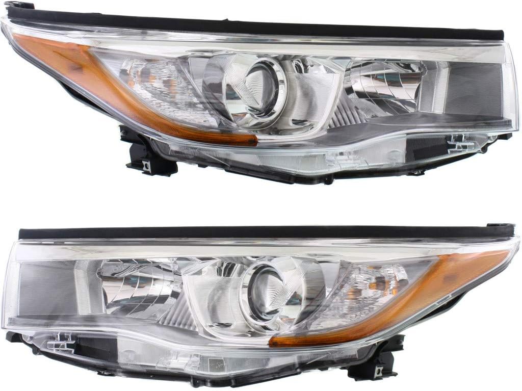 Smoked Chrome Accent Headlight Assembly Driver Side R805832