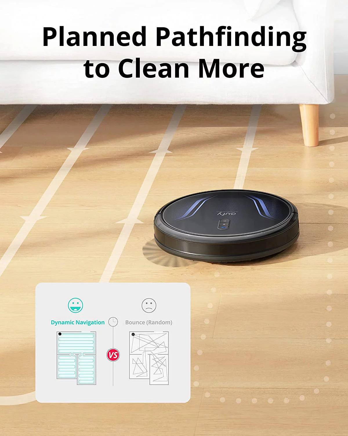 WiFi Robot Vacuum Self-Emptying 2500Pa F689342