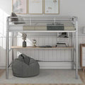 Twin Loft Bed with Built-in Desk F94413