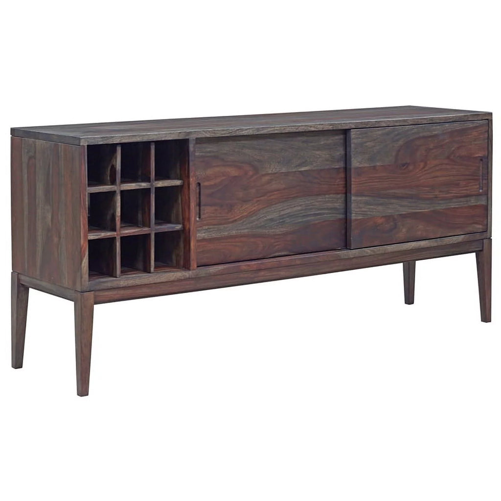 Brown Solid Sheesham Wood Sideboard C8519