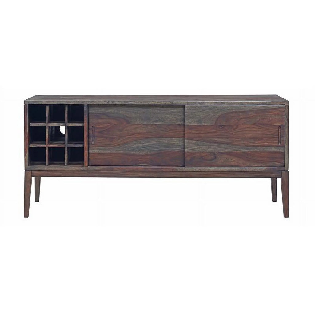 Brown Solid Sheesham Wood Sideboard C8519