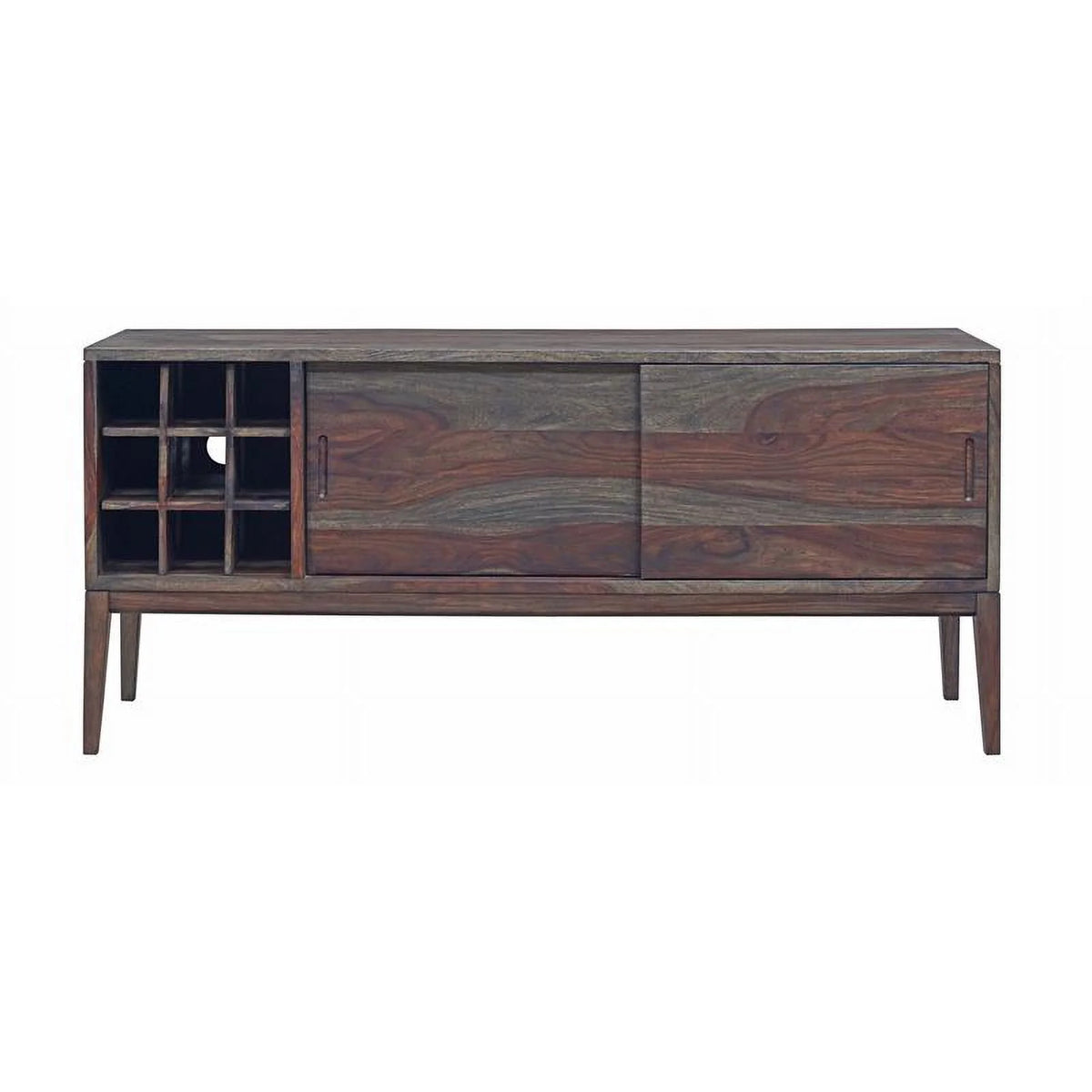 Brown Solid Sheesham Wood Sideboard C8519