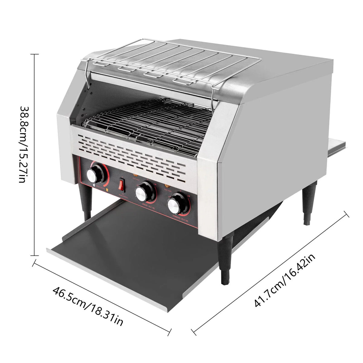 2600W Commercial Conveyor Toaster Q62755