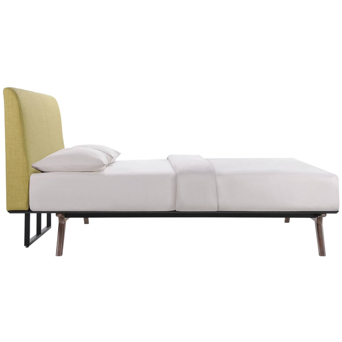 Full Bed in Cappuccino/Green H31295