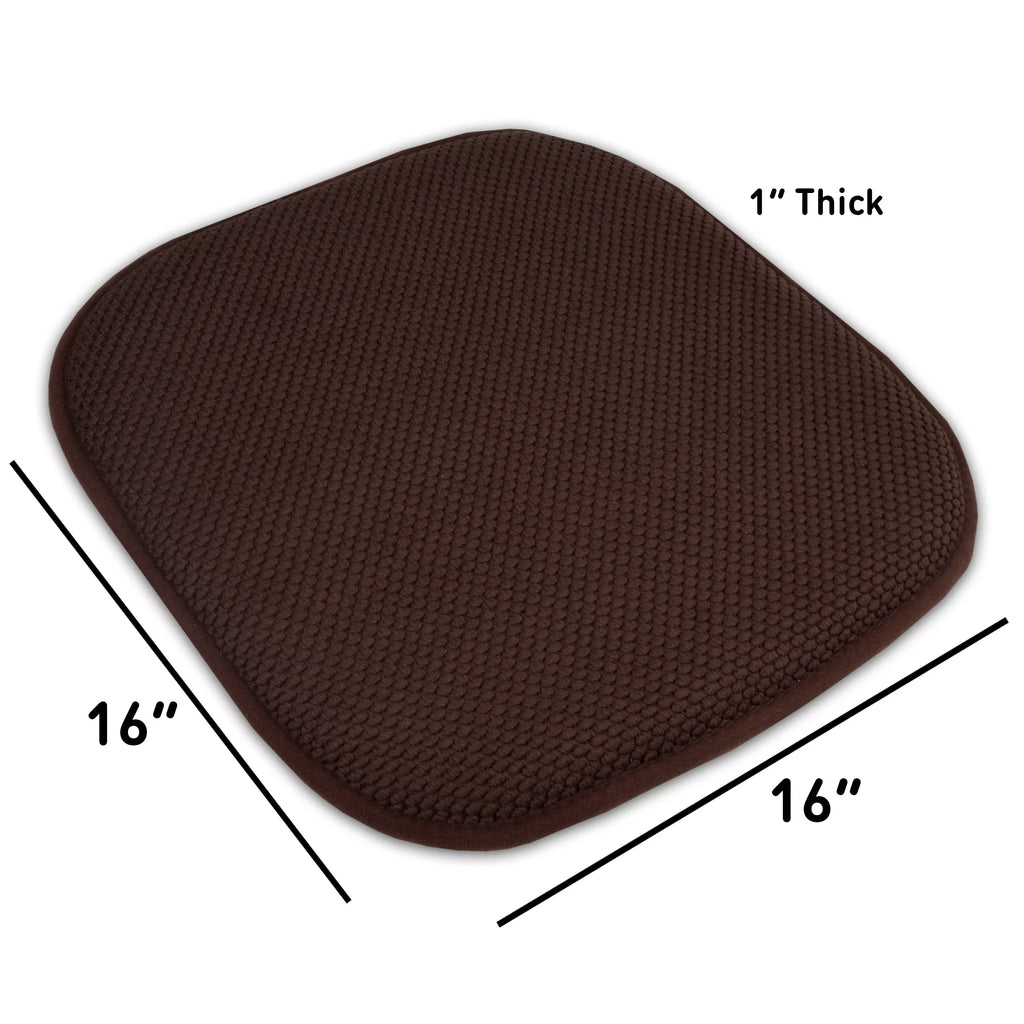 Memory Foam Non-Slip Chair Seat Cushion Pad 4 Pack A672