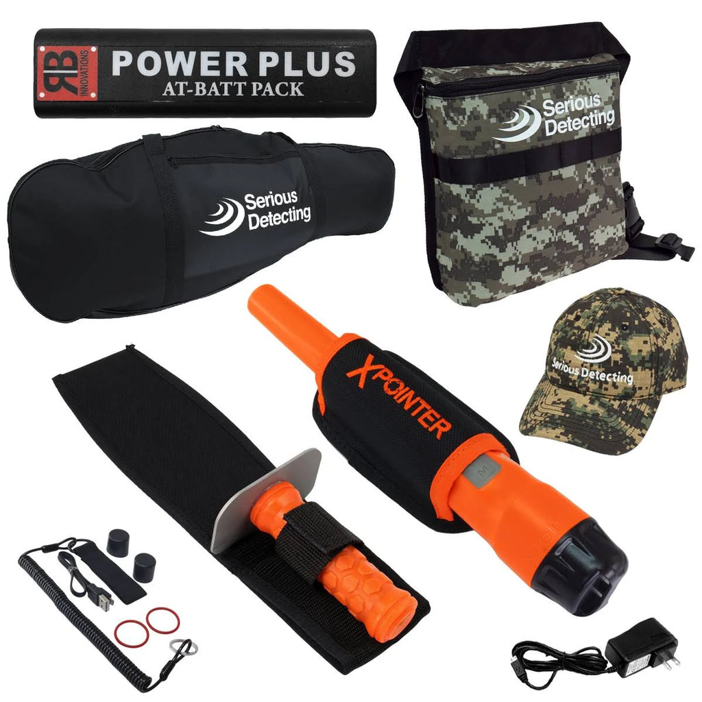 Metal Detector with Pinpointer and Carry Bag F8224