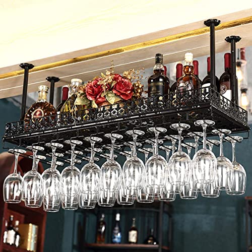 Bronze Metal Hanging Wine Glass Racks I824688