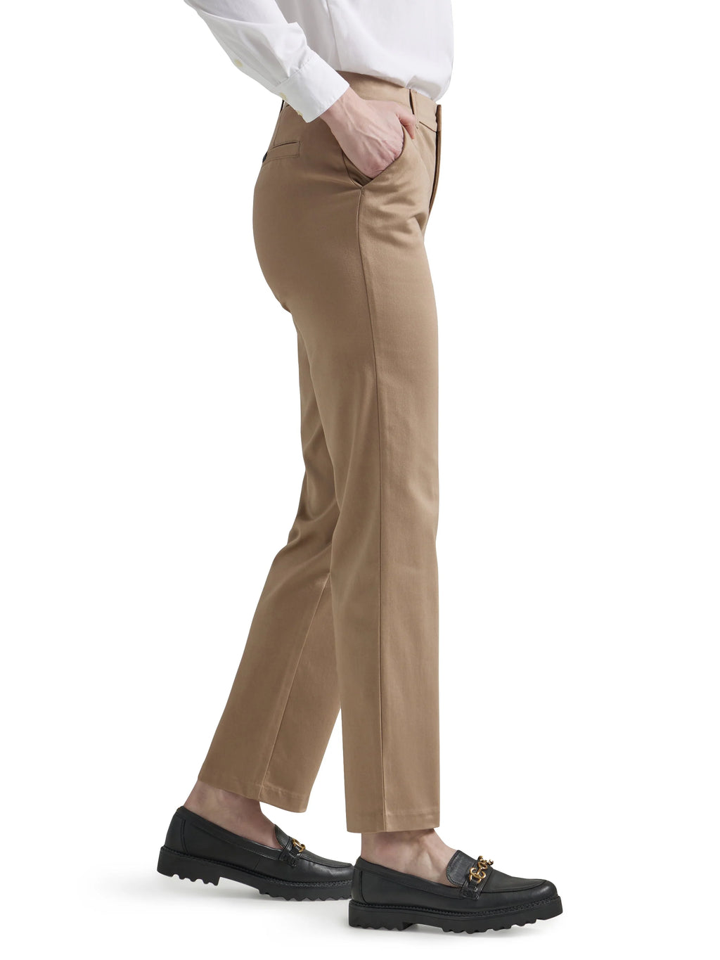 Women's Regular Fit Straight Woven Pant M5732
