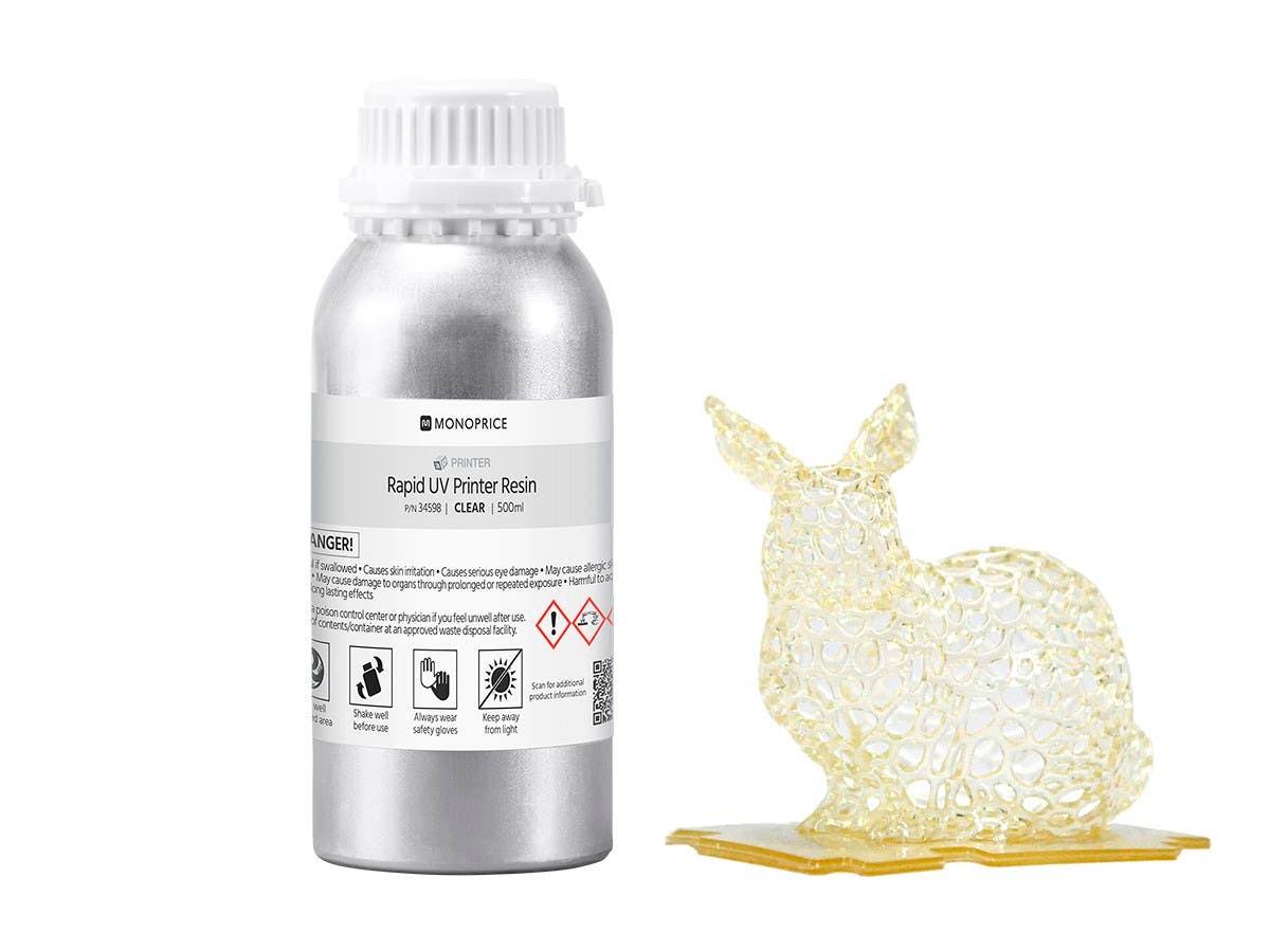 Clear UV 3D Printer Resin 500ml F2212