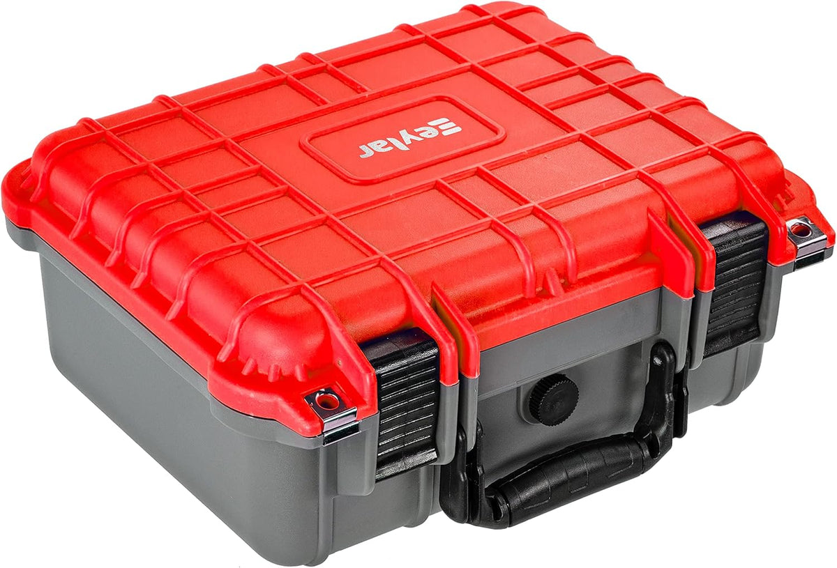 13.37 Inch Waterproof Shockproof Camera Case Dry Box with Foam Pack of 2 C1975