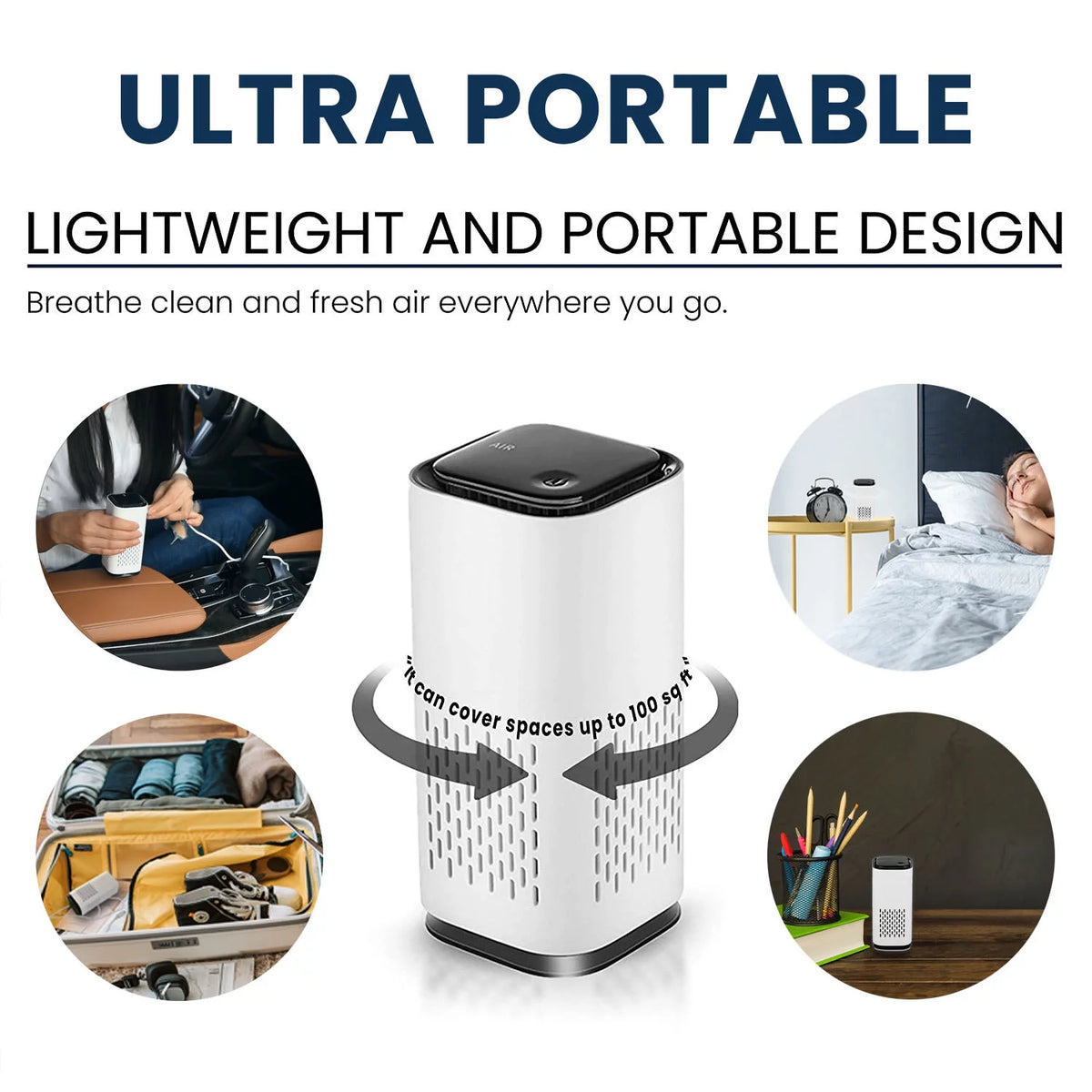 HEPA USB-C Powered Air Purifier J488