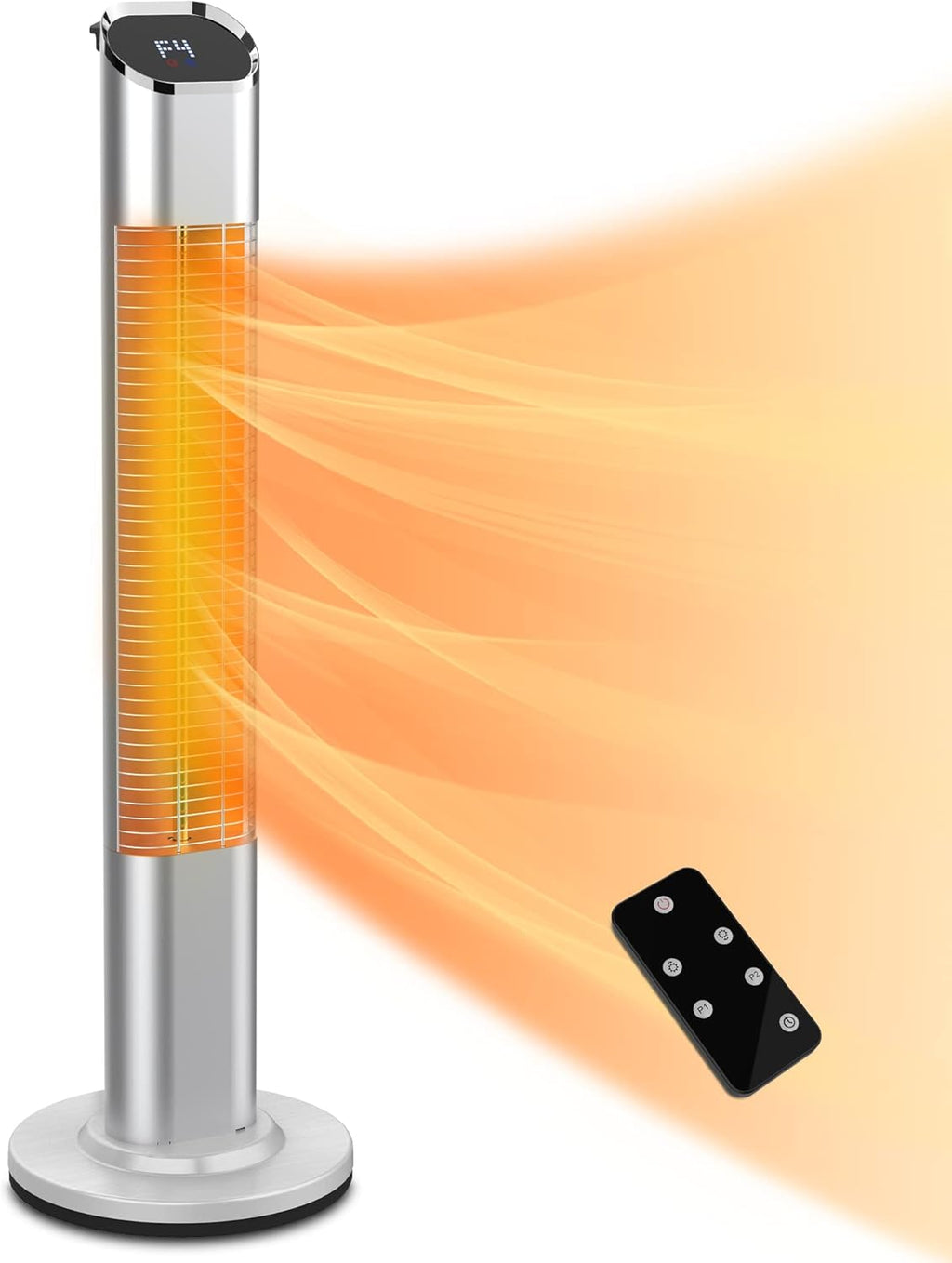 Electric Infrared Standing Patio Heater with Remote Control C532177