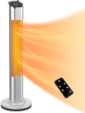 Electric Infrared Standing Patio Heater with Remote Control C532177