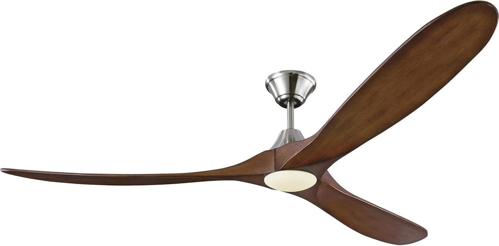Matte Black 60 Ceiling Fan with LED Light and Remote Control U32344