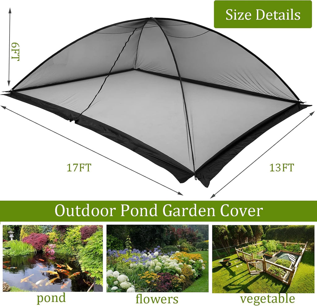 13x17 Feet Pond Garden Cover Netting Y76733