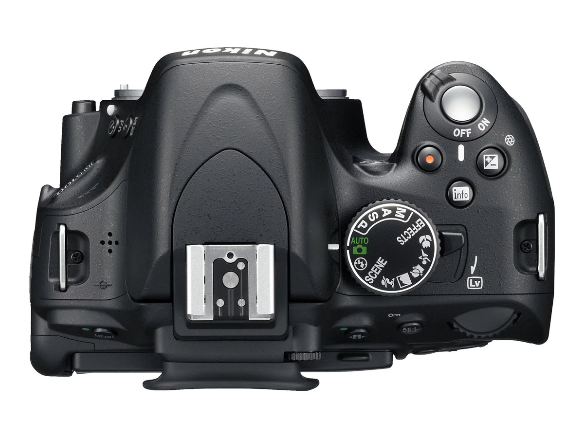 Digital Camera SLR 16.2 MP APS-C 1080p 3x Optical Zoom AF-S DX 18-55mm and 55-200mm VR Lenses P735