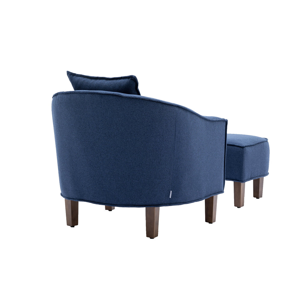 Accent Chair with Ottoman T144