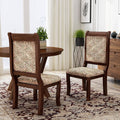 Antique Cherry Printed Dining Chair - 2 count M148835