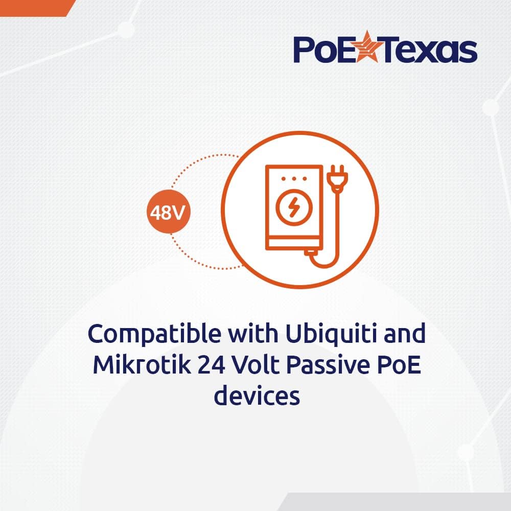 12 Port Gigabit Passive PoE Injector with 24V Power Supply O1827