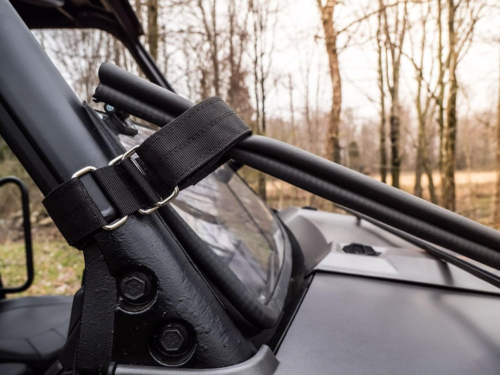 Flip Down Front Windshield, 1/4" Polycarbonate L2395