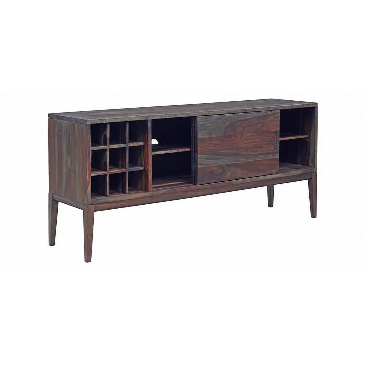 Brown Solid Sheesham Wood Sideboard C8519
