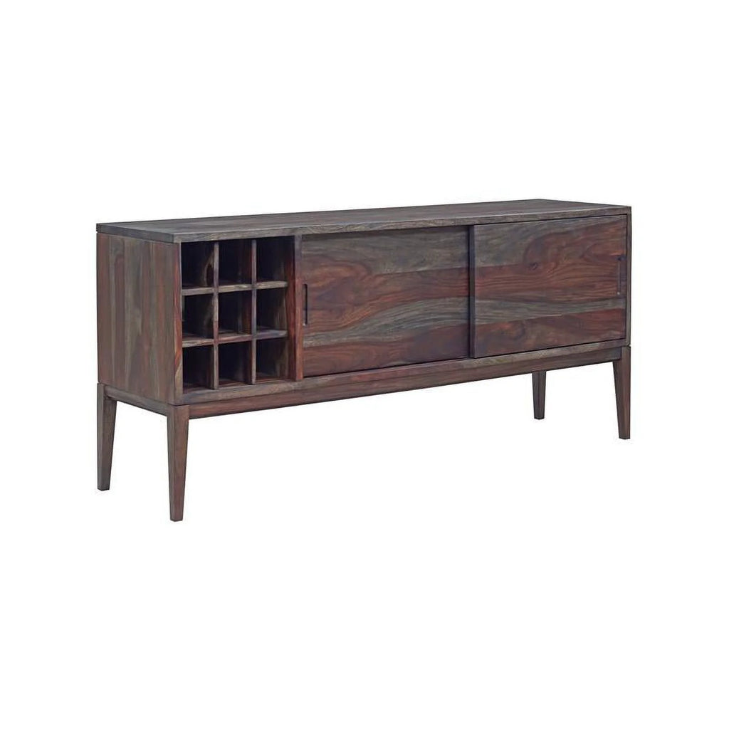 Brown Solid Sheesham Wood Sideboard C8519