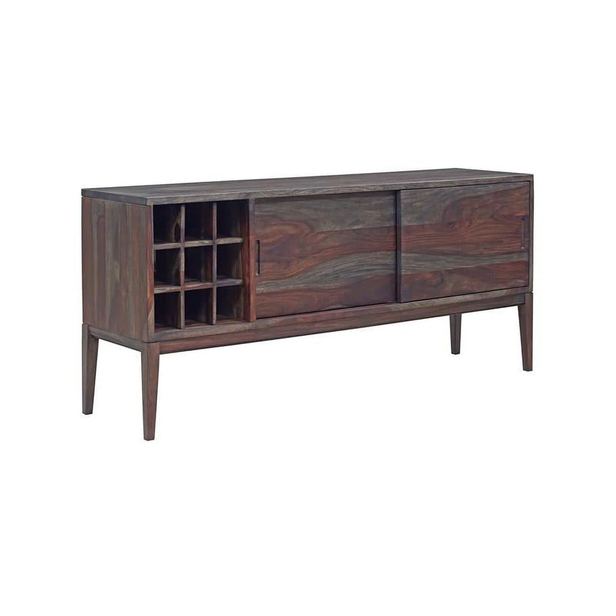 Brown Solid Sheesham Wood Sideboard C8519