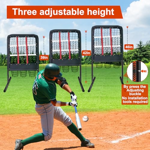 9 Hole Pitching Net with Strike Zone and Handbag V1259